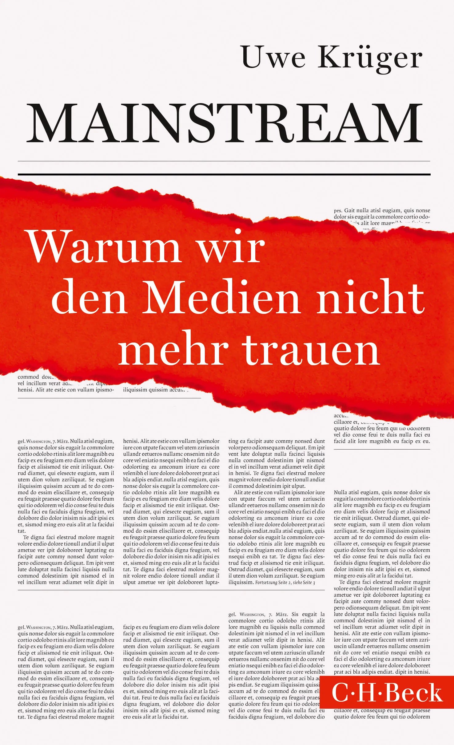 Buchcover von 'Mainstream' - Taschenbuch von Uwe Krüger