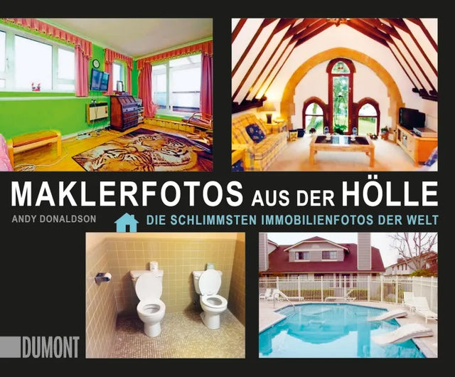 Buchcover von 'Maklerfotos aus der Hölle' - Paperback von Andy Donaldson