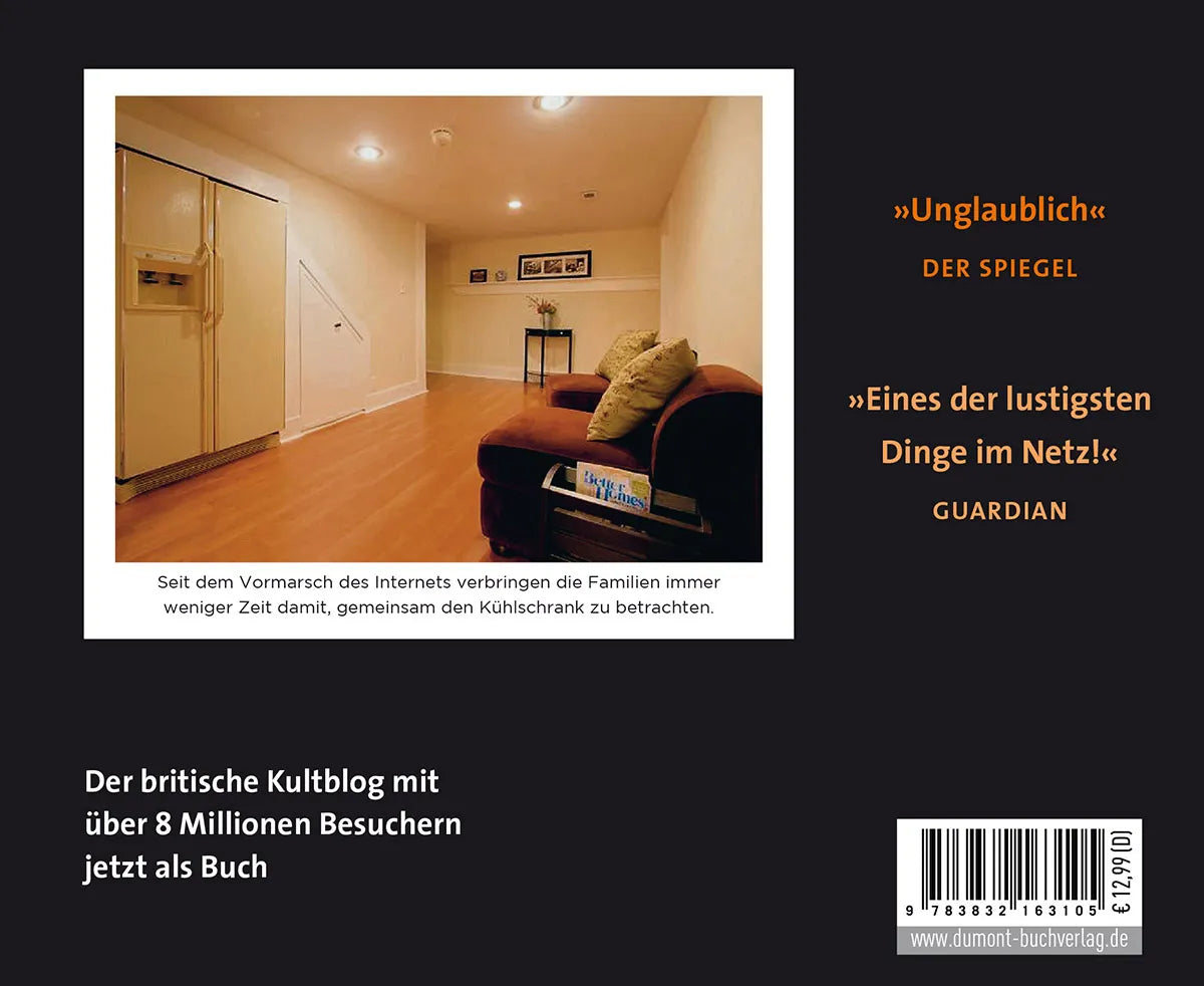 BuchrÃ¼ckseite von 'Maklerfotos aus der Hölle' mit Klappentext - Paperback
