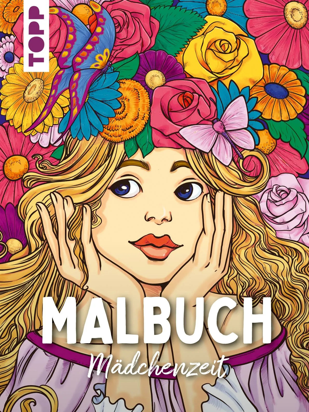 Cover: Malbuch Mädchenzeit (Taschenbuch) von Sara Otterstätter