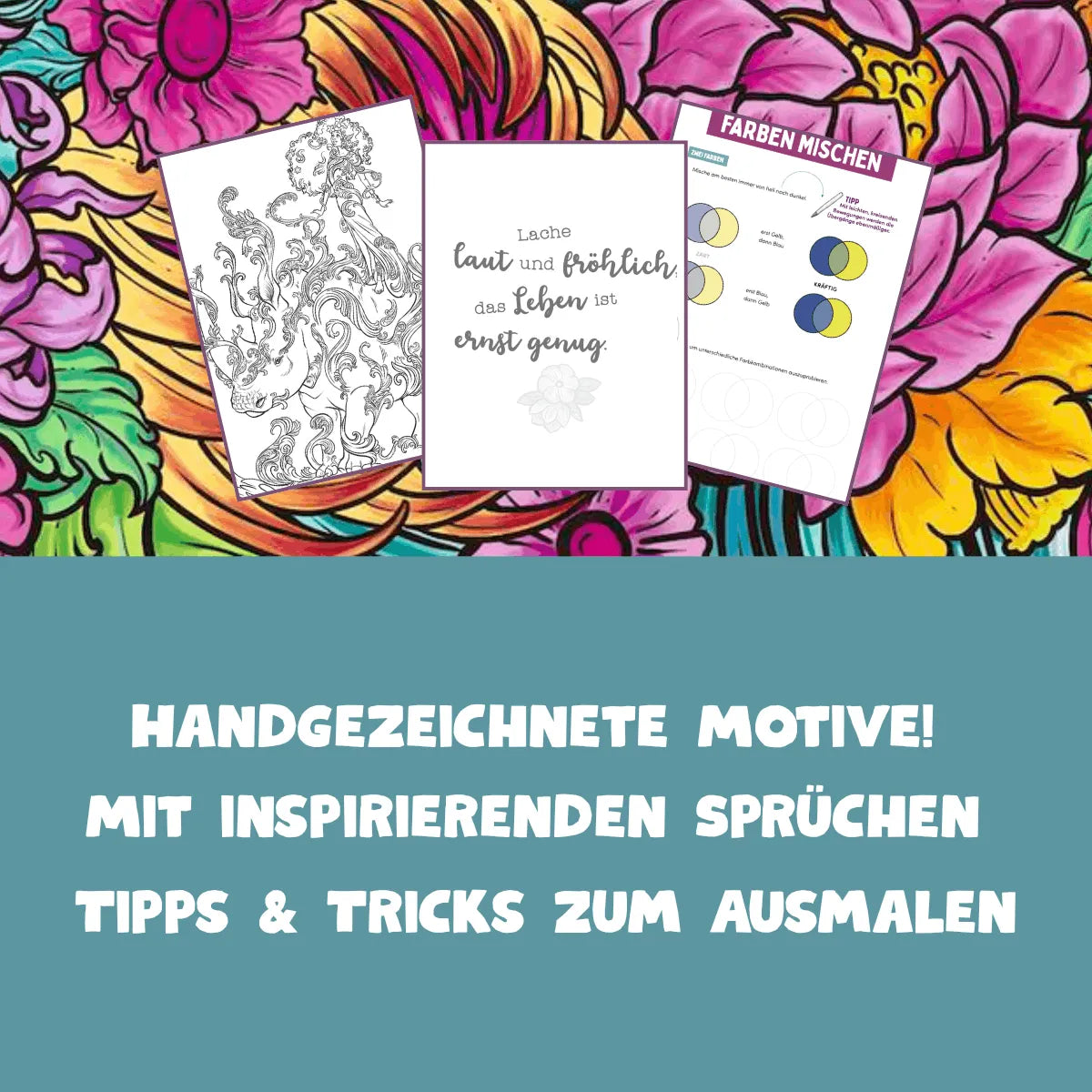 Detailansicht: Malbuch Magie & Wunder (Taschenbuch)