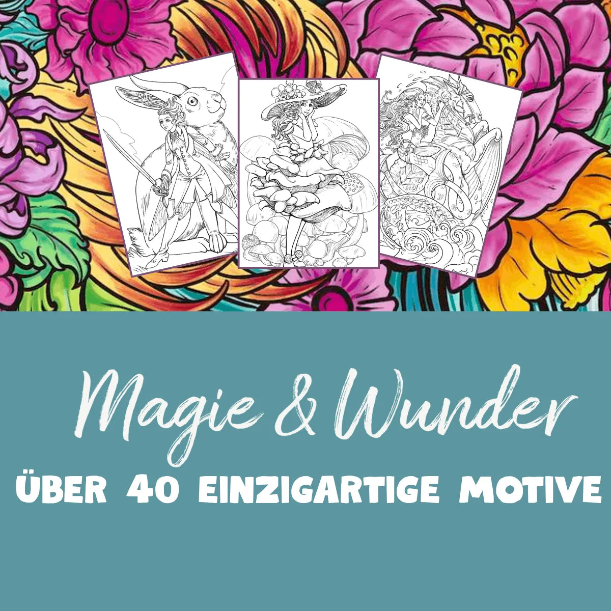 Detailansicht: Malbuch Magie & Wunder (Taschenbuch)