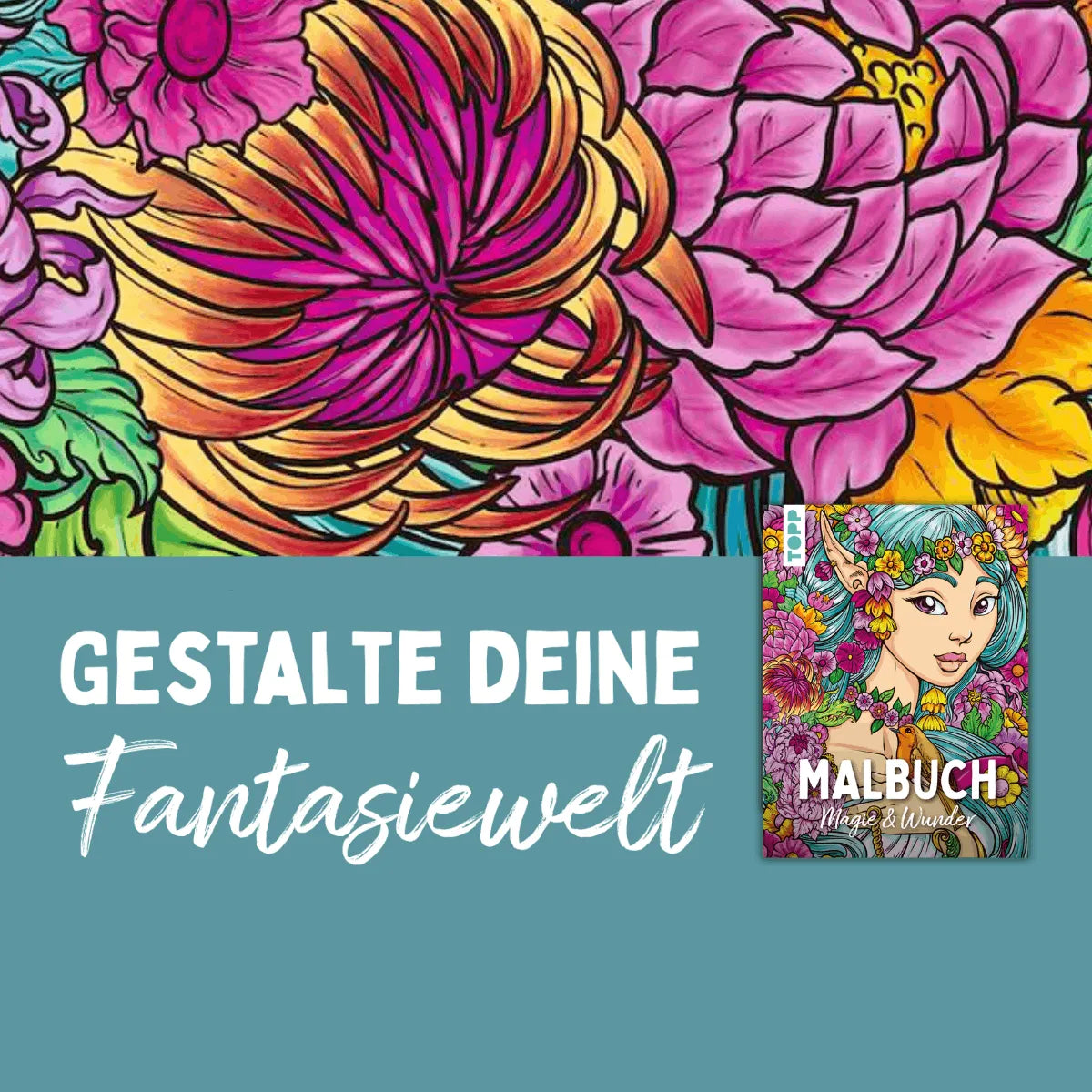 Detailansicht: Malbuch Magie & Wunder (Taschenbuch)