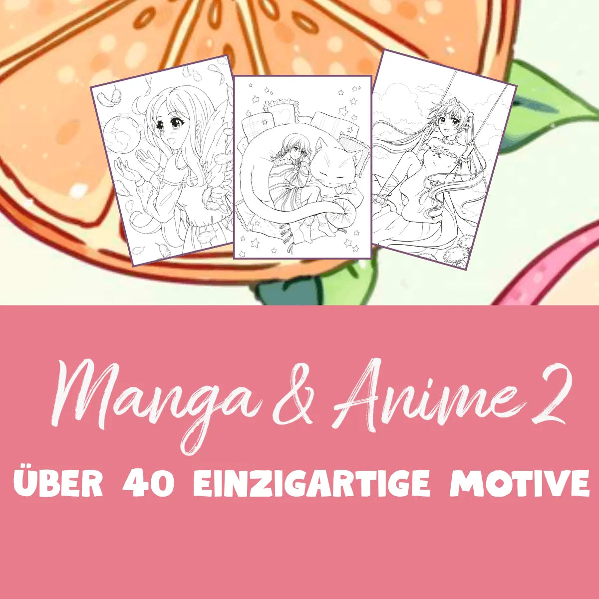 Detailansicht: Malbuch Manga & Anime 2 (Taschenbuch)