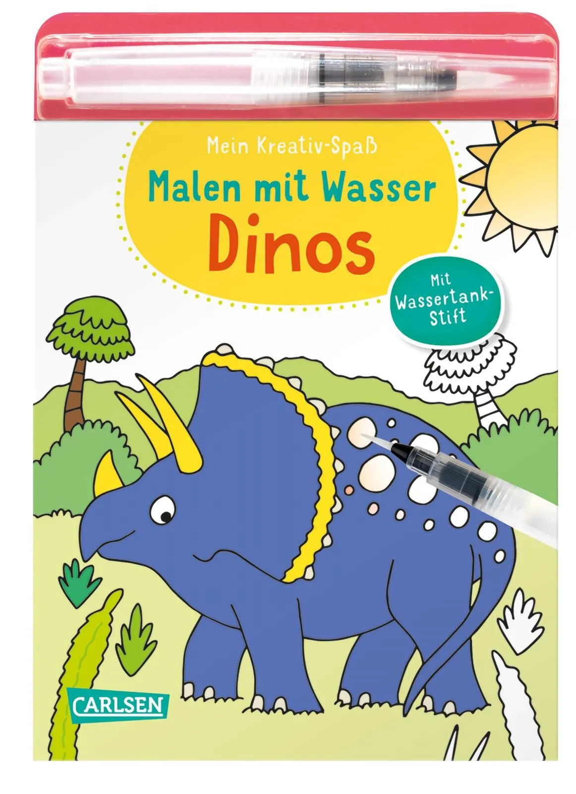 Cover: Malen mit Wasser: Dinos (Taschenbuch) von Amanda Lott