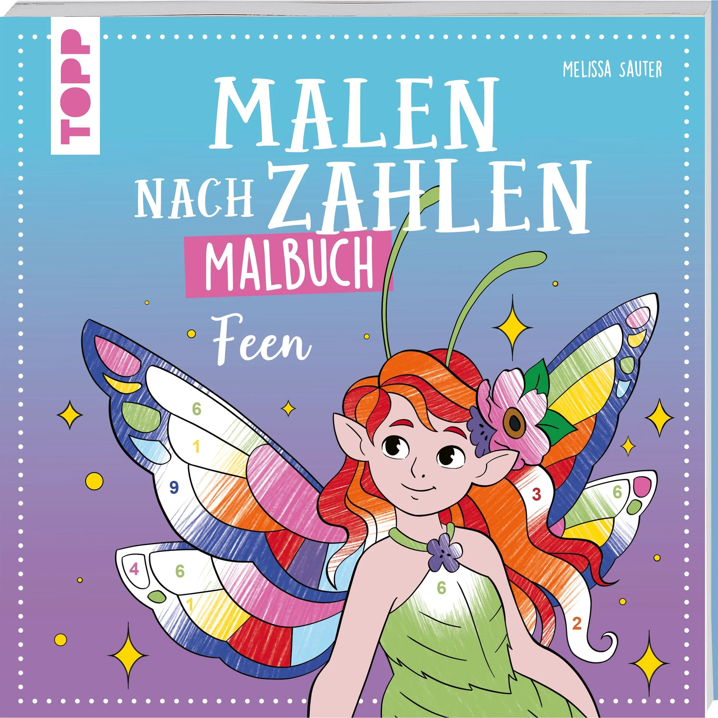 Cover: Malen nach Zahlen Malbuch Feen (Taschenbuch) von Melissa Sauter