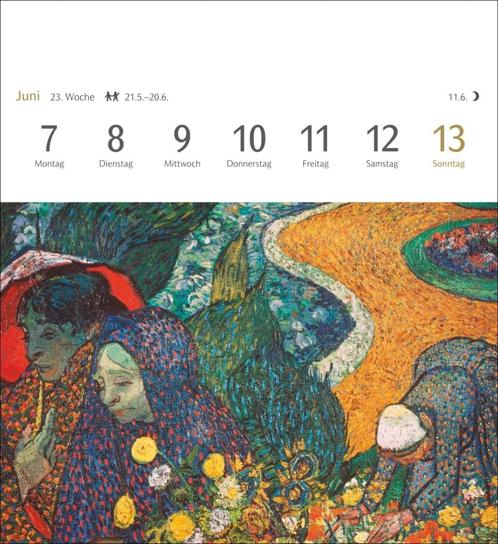 Malerische Gärten Postkartenkalender 2027 - Kalender mit 53 Kunstpostkarten – Ansicht