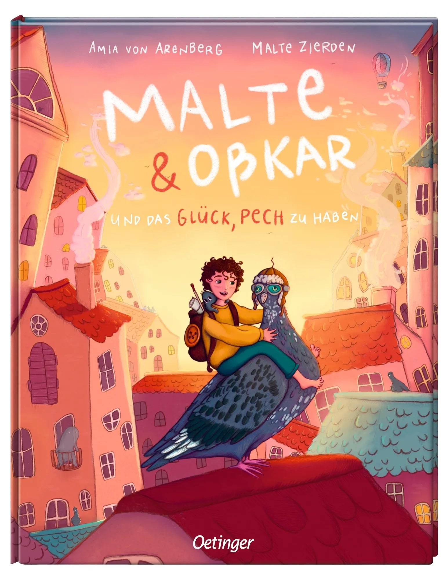 Produktansicht: Malte & Oßkar und das Glück, Pech zu haben (Gebundene Ausgabe)