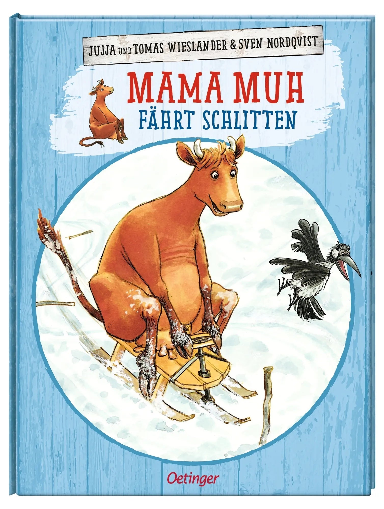 Produktansicht: Mama Muh fährt Schlitten (Gebundene Ausgabe)