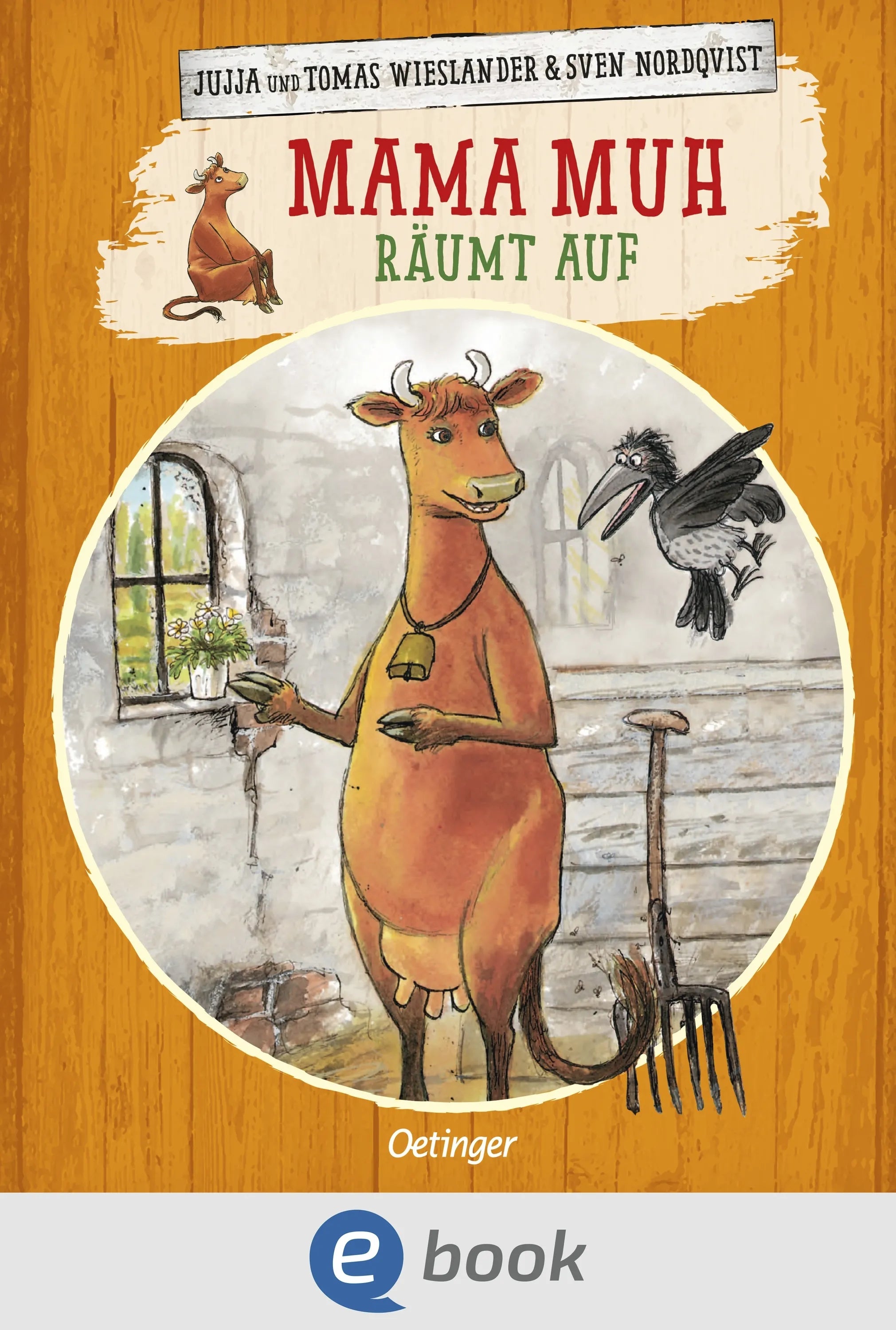 Cover: Mama Muh räumt auf (E-Book) von Jujja Wieslander
