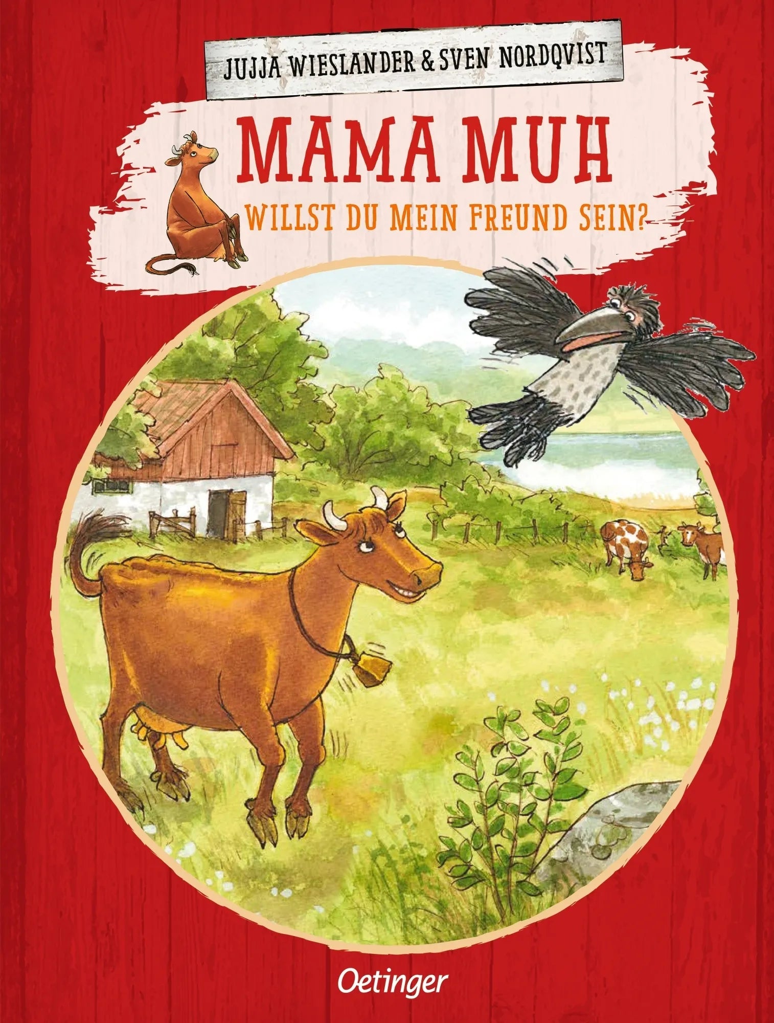 Buchcover von 'Mama Muh. Willst du mein Freund sein?' - Gebundene Ausgabe von Jujja Wieslander