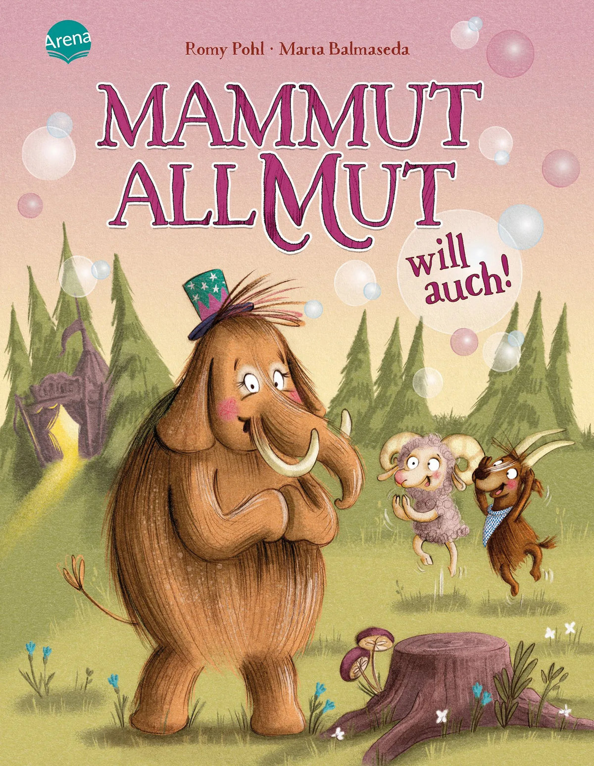 Cover: Mammut Allmut will auch! (Hardcover) von Romy Pohl