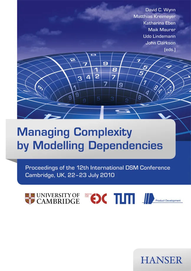 Buchcover von 'Managing Complexity by Modelling Dependencies' - Gebundene Ausgabe von David C. Wynn