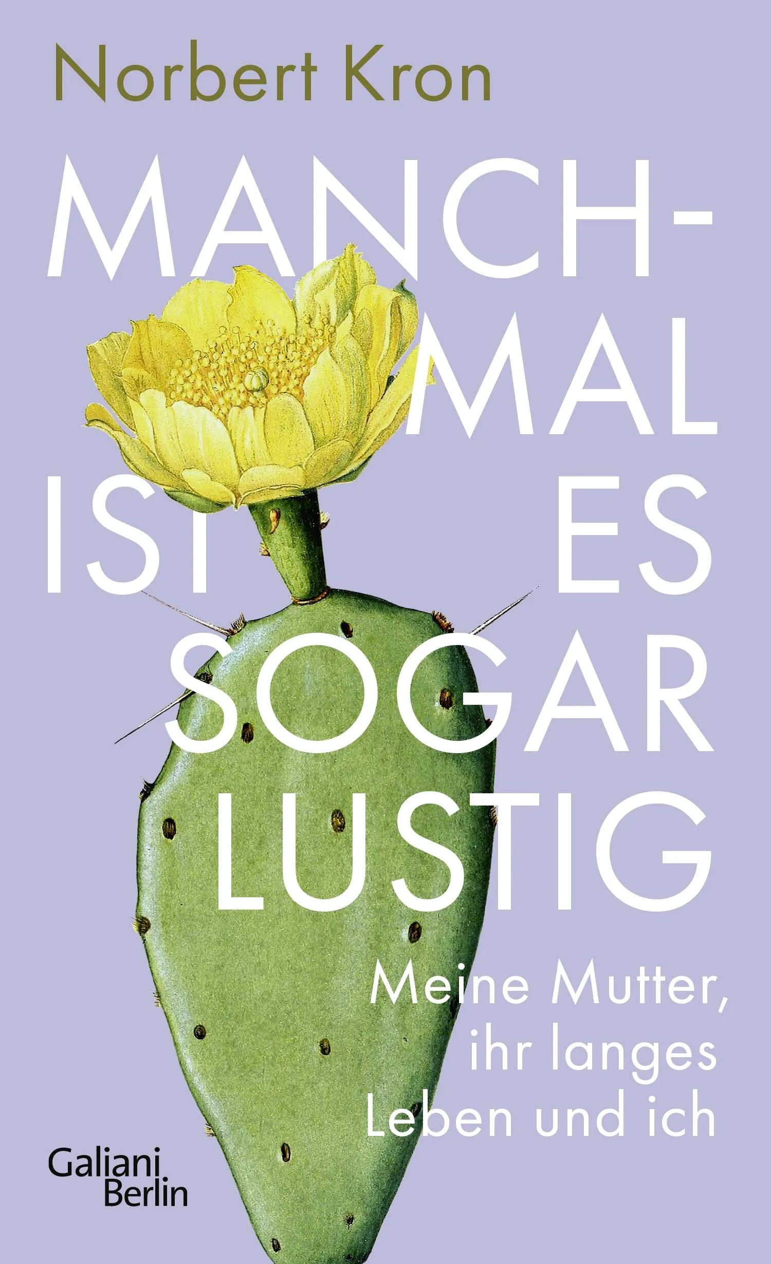 Buchcover von 'Manchmal ist es sogar lustig' - Gebundene Ausgabe von Norbert Kron