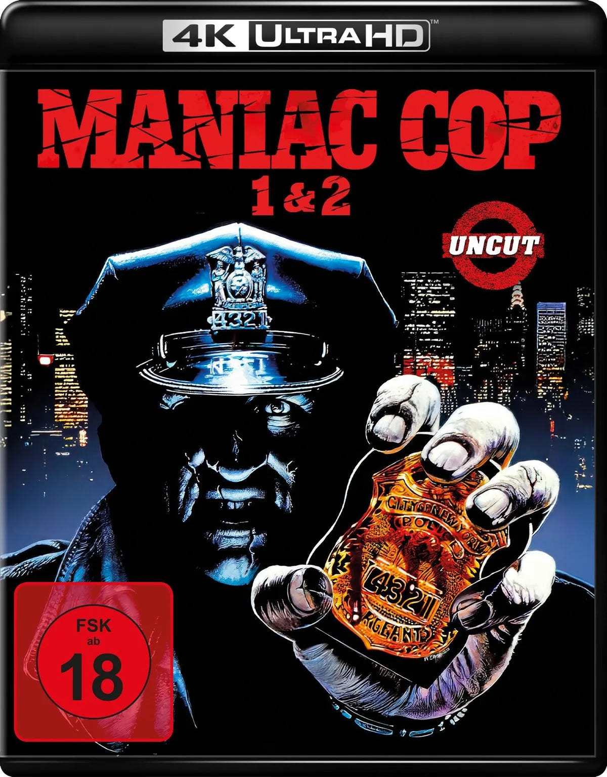 Maniac Cop 1 & 2 - Blu-ray 4K Ultra HD