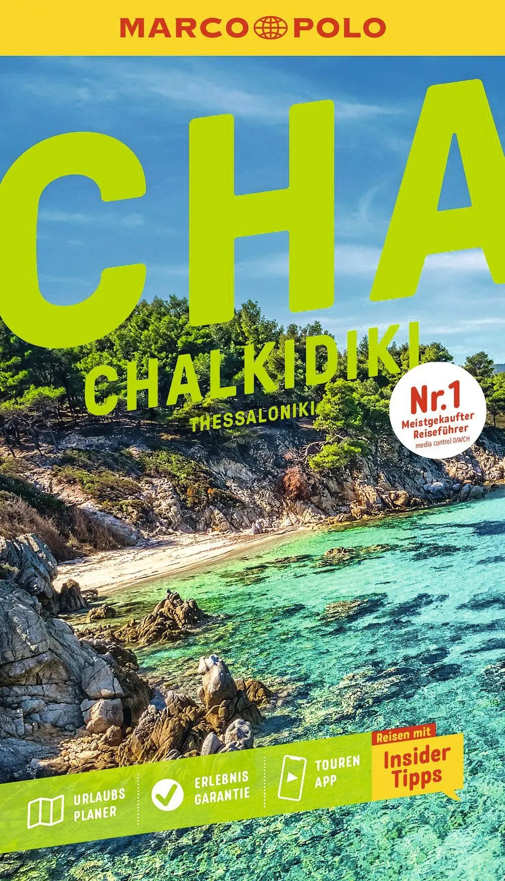 Cover: MARCO POLO Reiseführer E-Book Chalkidiki, Thessaloniki (E-Book) von Klaus Bötig