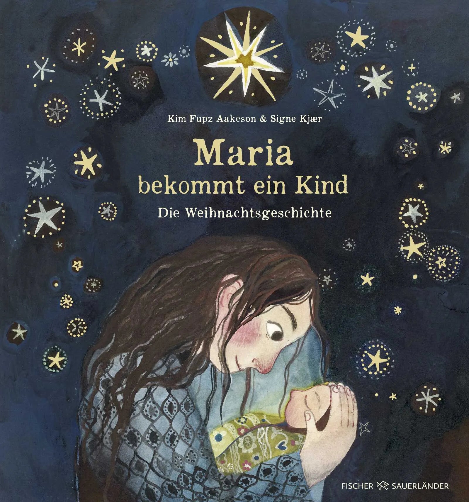 Buchcover von 'Maria bekommt ein Kind' - Gebundene Ausgabe von Kim Fupz Aakeson