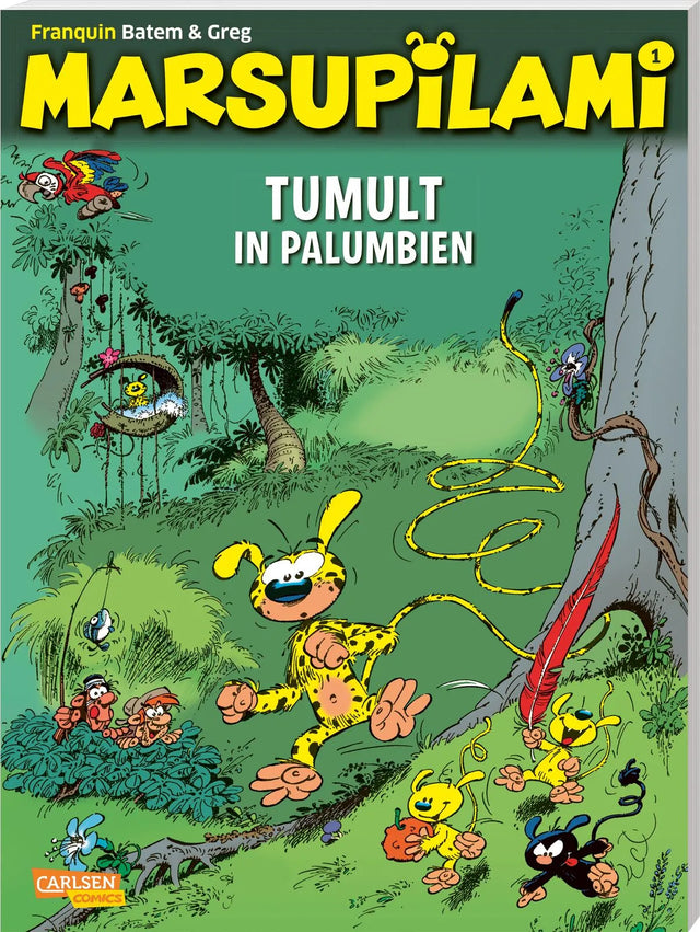 Buchcover von 'Marsupilami 1: Tumult in Palumbien' - Taschenbuch von André Franquin