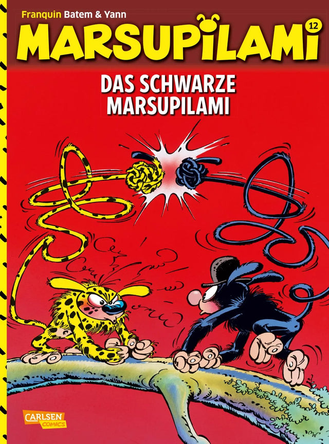 Buchcover von 'Marsupilami 12: Das schwarze Marsupilami' - Taschenbuch von André Franquin
