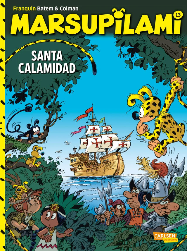 Buchcover von 'Marsupilami 13: Santa Calamidad' - Taschenbuch von André Franquin