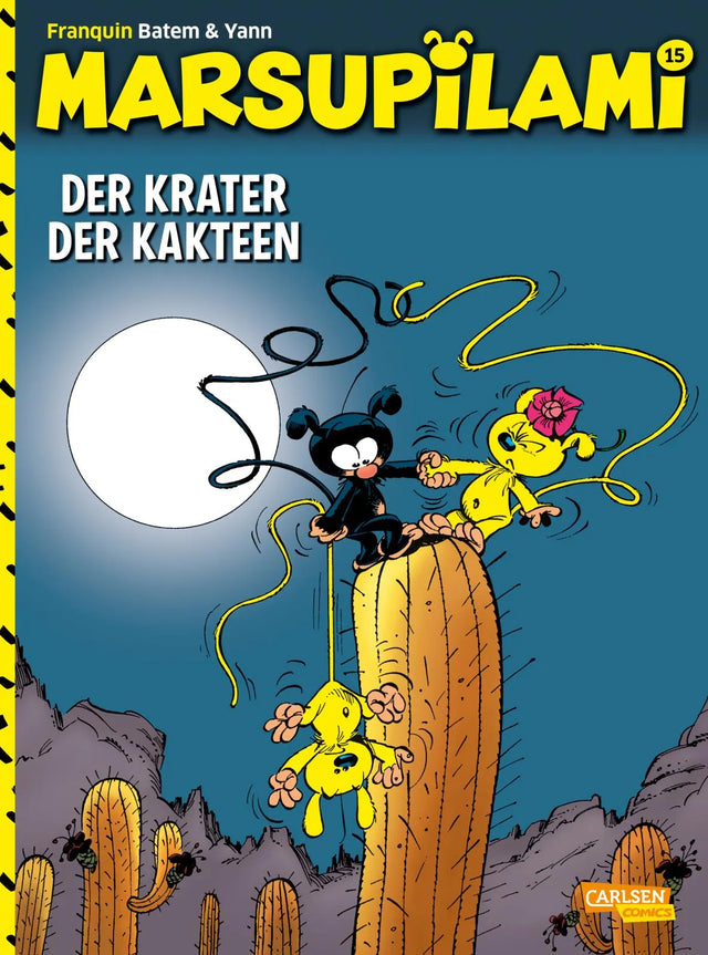 Buchcover von 'Marsupilami 15: Der Krater der Kakteen' - Taschenbuch von André Franquin