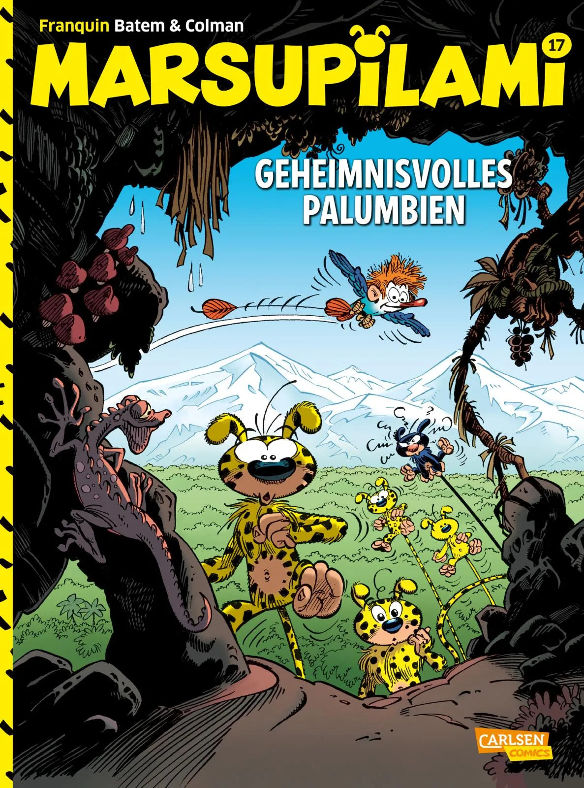 Buchcover von 'Marsupilami 17: Geheimnisvolles Palumbien' - Taschenbuch von Stéphan Colman