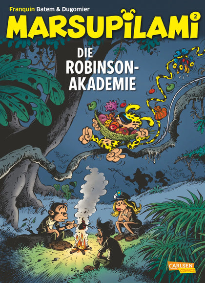 Buchcover von 'Marsupilami 2: Die Robinson-Akademie' - Taschenbuch von André Franquin