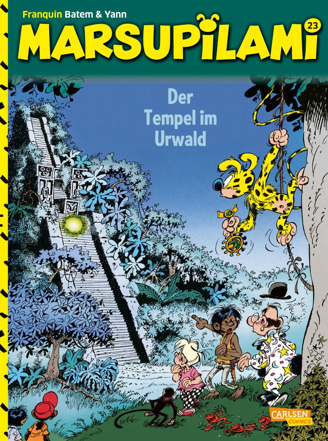 Buchcover von 'Marsupilami 23: Der Tempel im Urwald' - Taschenbuch von André Franquin