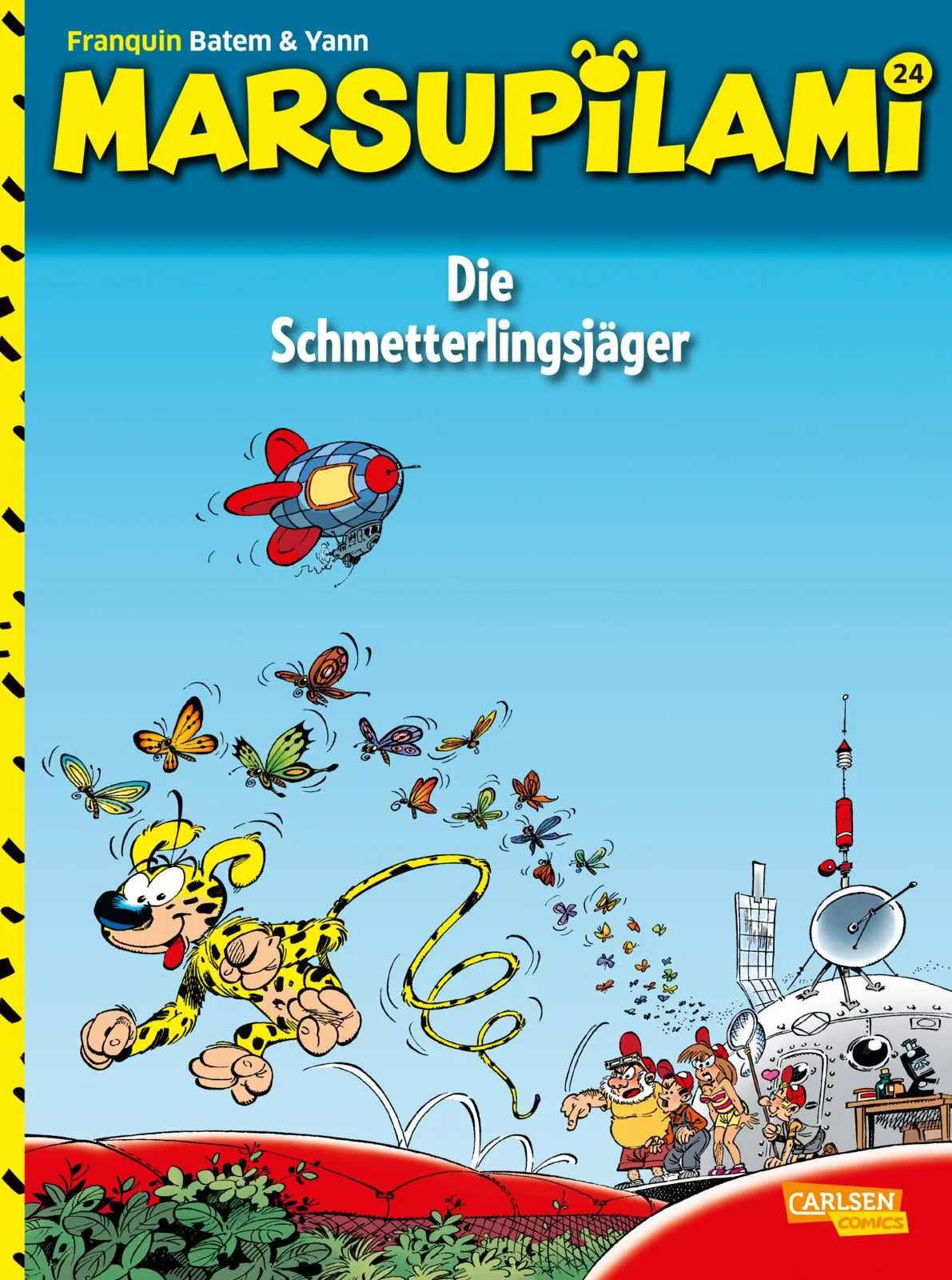 Buchcover von 'Marsupilami 24: Die Schmetterlingsjäger' - Taschenbuch von Yann