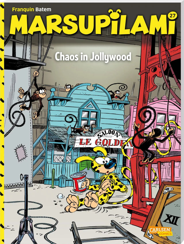 Buchcover von 'Marsupilami 27: Chaos in Jollywood' - Taschenbuch von André Franquin