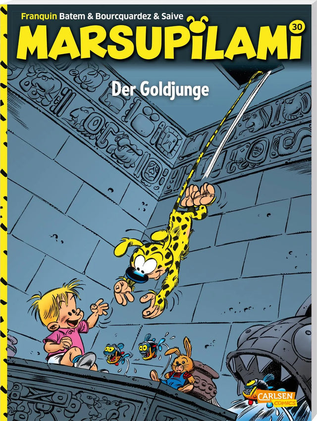 Buchcover von 'Marsupilami 30: Der Goldjunge' - Taschenbuch von André Franquin