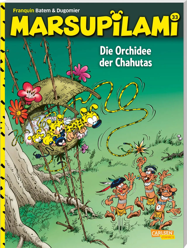 Buchcover von 'Marsupilami 33: Die Orchidee der Chahutas' - Taschenbuch von André Franquin
