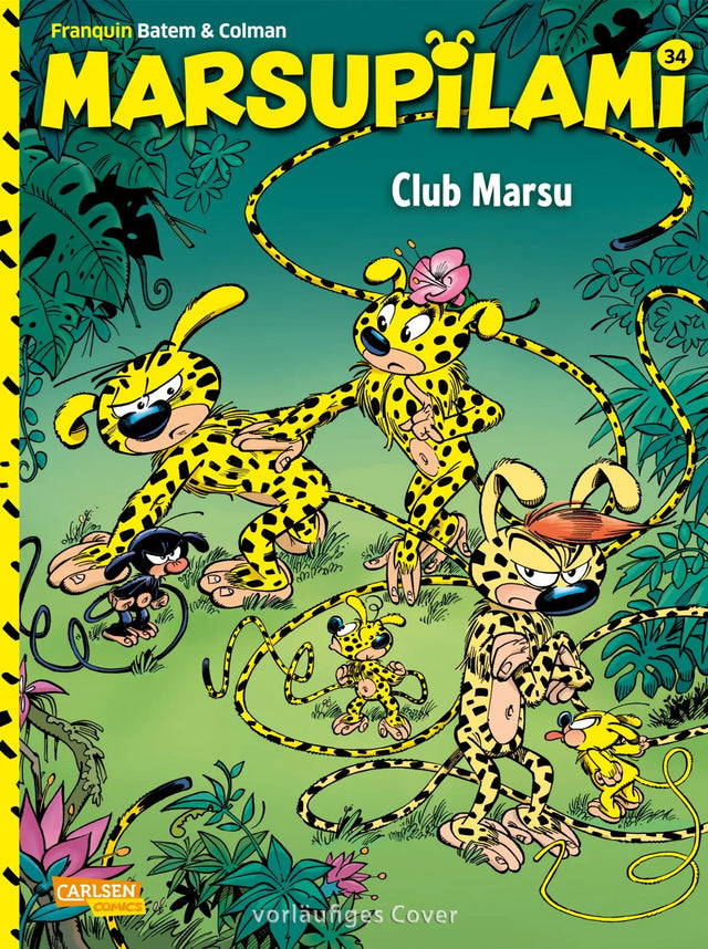 Buchcover von 'Marsupilami 34: Club Marsu' - Taschenbuch von André Franquin