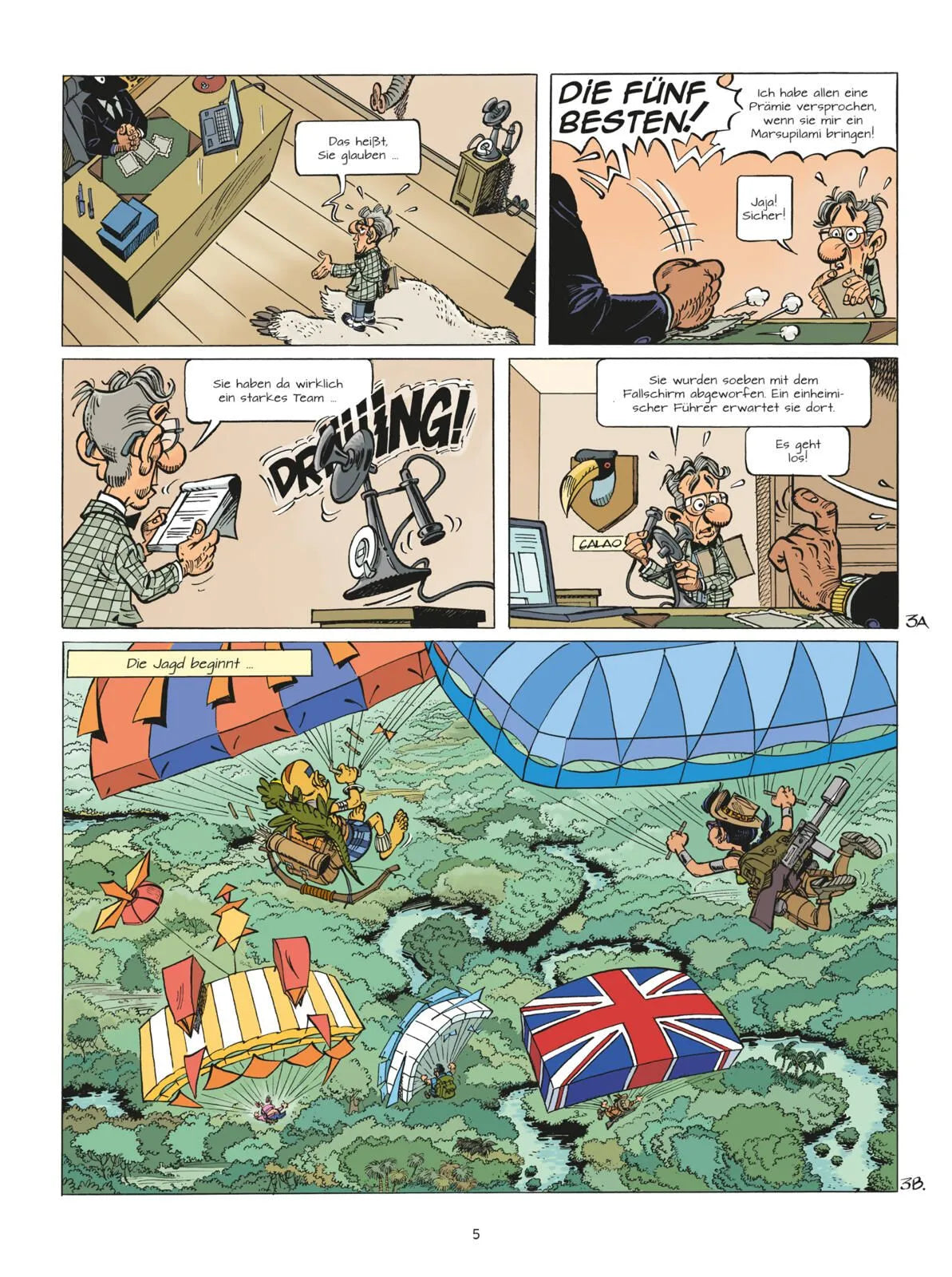 Detailansicht: Marsupilami 35: Die letzte Jagd (Taschenbuch)