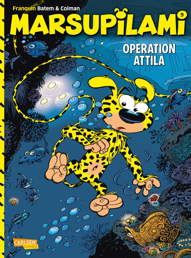 Buchcover von 'Marsupilami 9: Operation Attila' - Taschenbuch von André Franquin