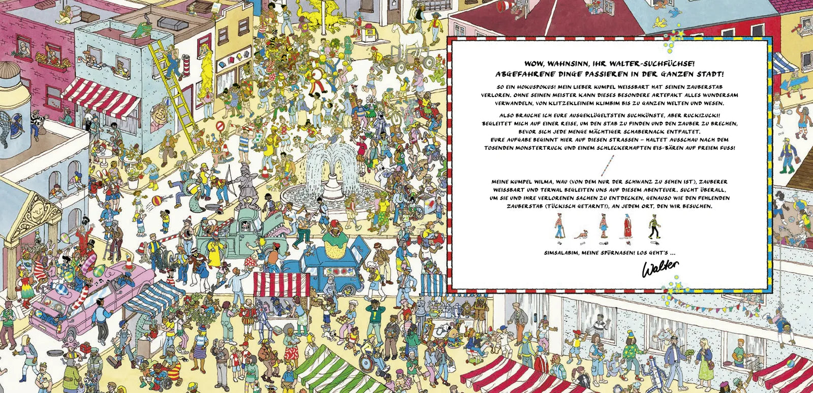 Produktansicht: Wo ist Walter? Das große magische Durcheinander (Gebundene Ausgabe)
