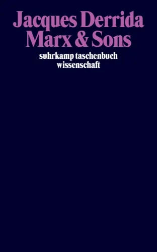 Buchcover von 'Marx & Sons' - Taschenbuch von Jacques Derrida