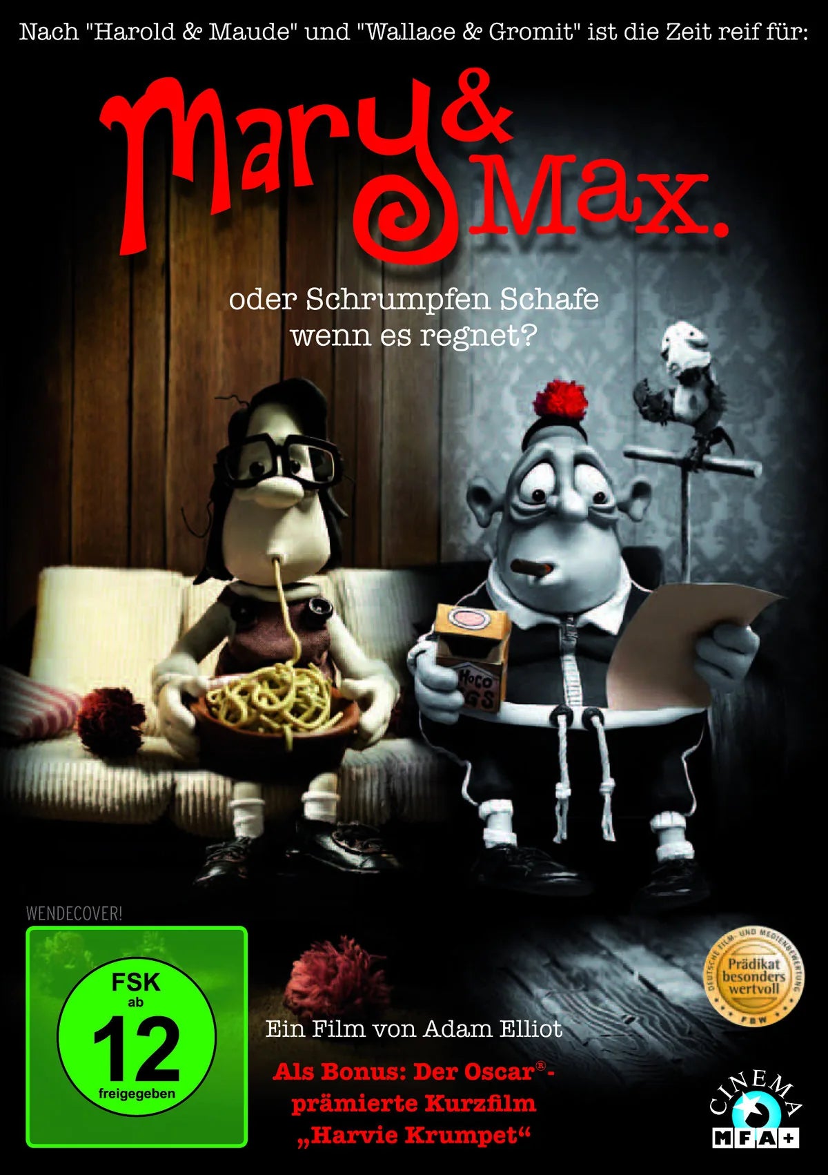 Mary & Max oder Schrumpfen Schafe wenn es regnet - DVD