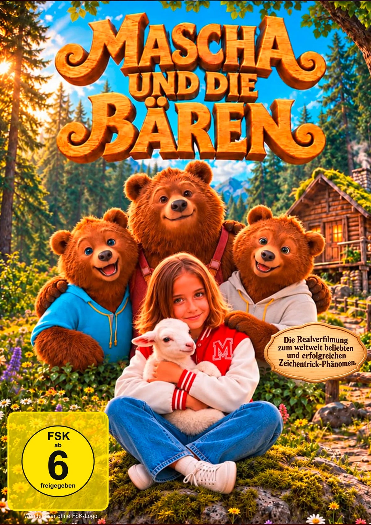 DVD-Cover: Mascha und die Bären. Regie: Antonina Ruzhe