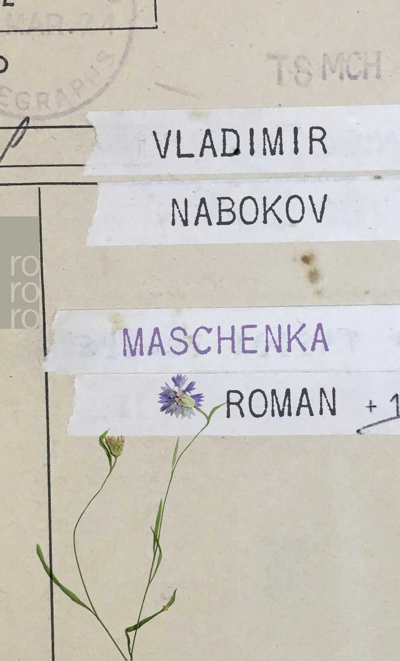 Buchcover von 'Maschenka' - Taschenbuch von Vladimir Nabokov
