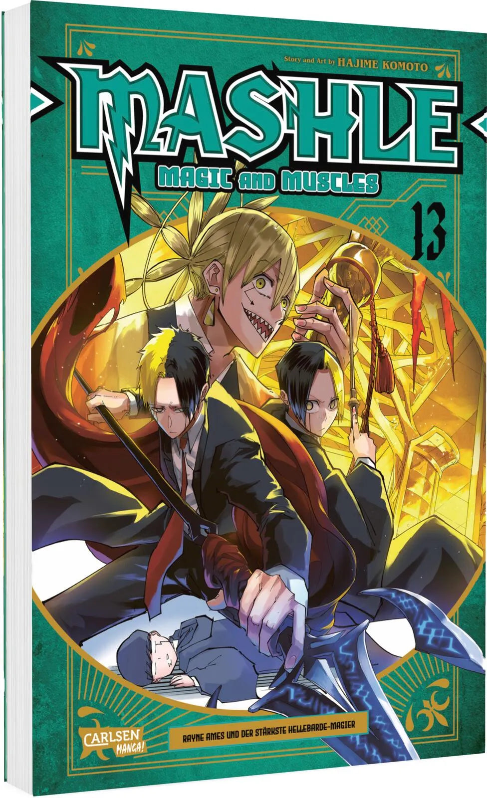 Buchcover von 'Mashle: Magic and Muscles 13' - Taschenbuch von Hajime Komoto