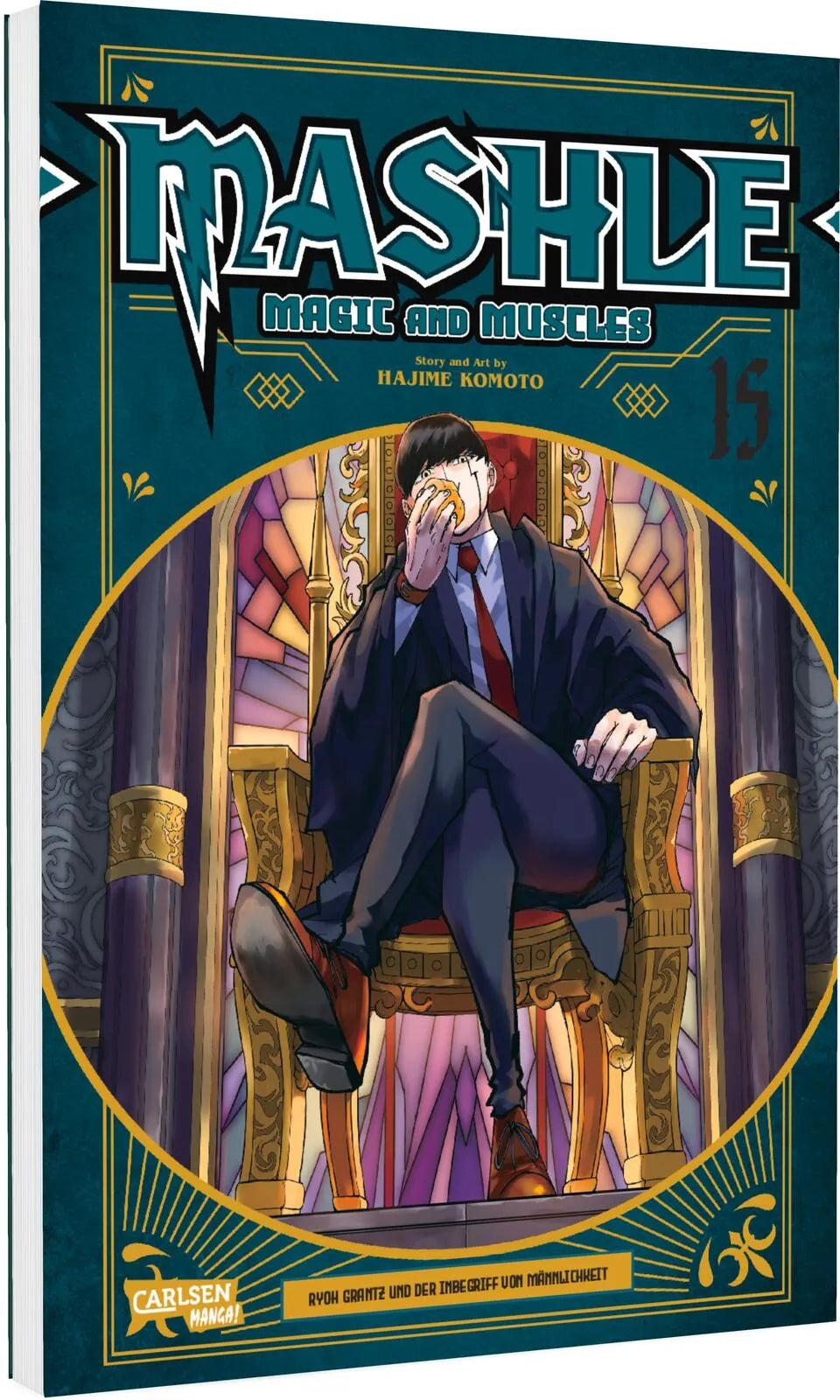 Buchcover von 'Mashle: Magic and Muscles 15' - Taschenbuch von Hajime Komoto