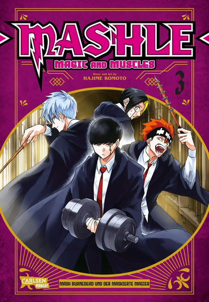 Buchcover von 'Mashle: Magic and Muscles 3' - Taschenbuch von Hajime Komoto
