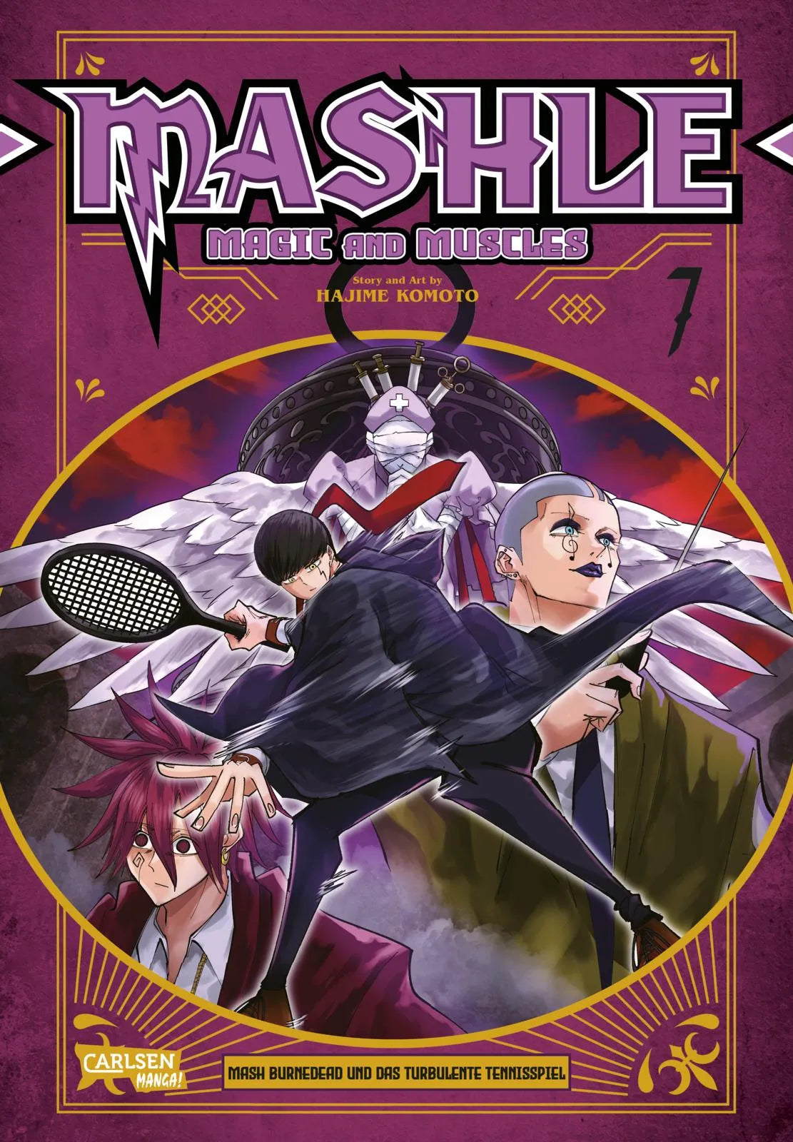 Buchcover von 'Mashle: Magic and Muscles 7' - Taschenbuch von Hajime Komoto