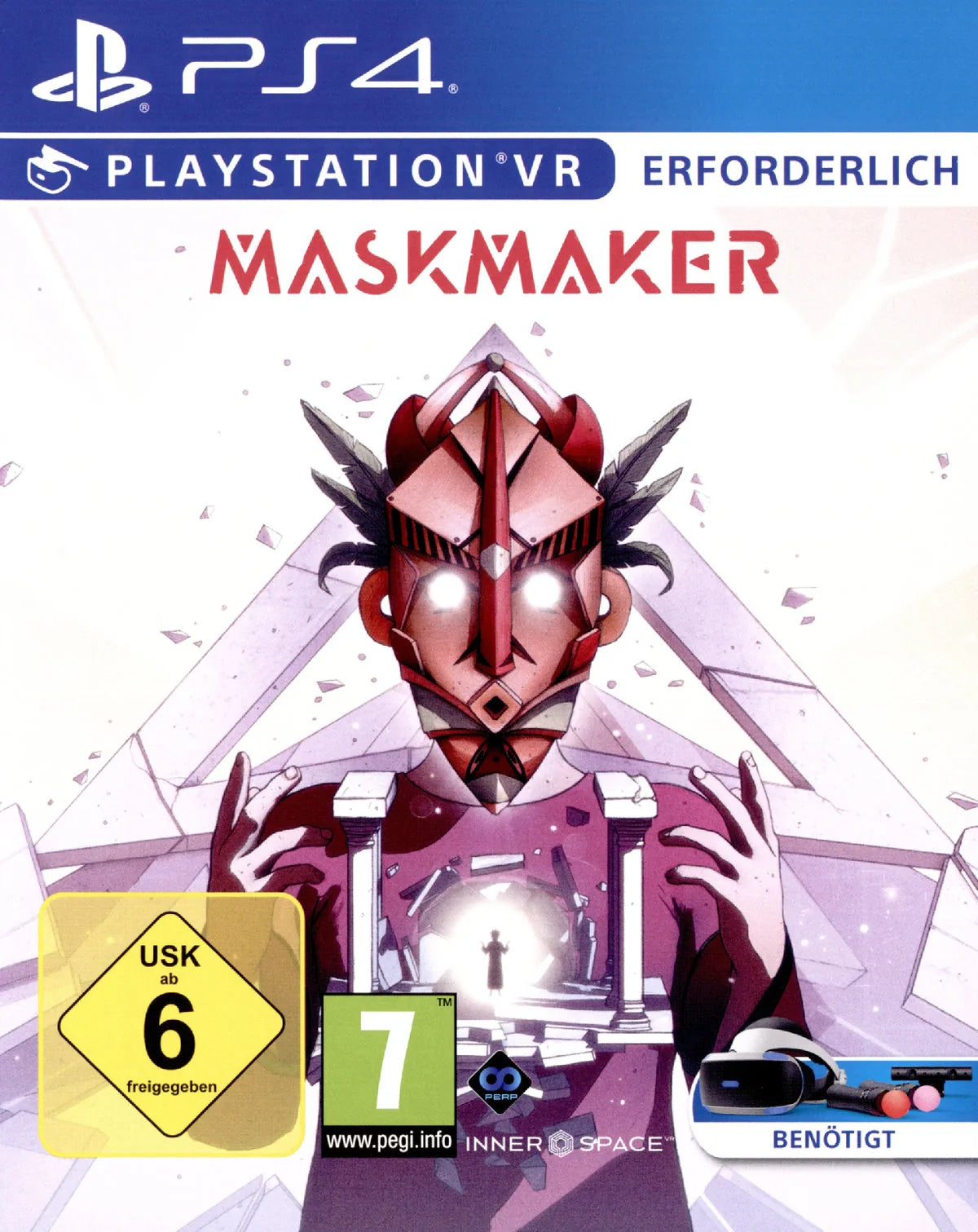 Cover: Maskmaker (PlayStation VR) für Playstation 4. Publisher: Flashpoint Germany GmbH