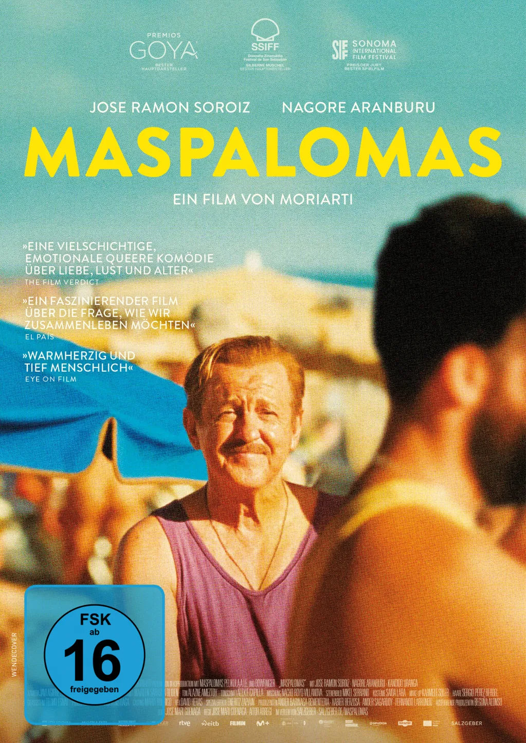 DVD-Cover: Maspalomas. Regie: Jose Mari Goenaga