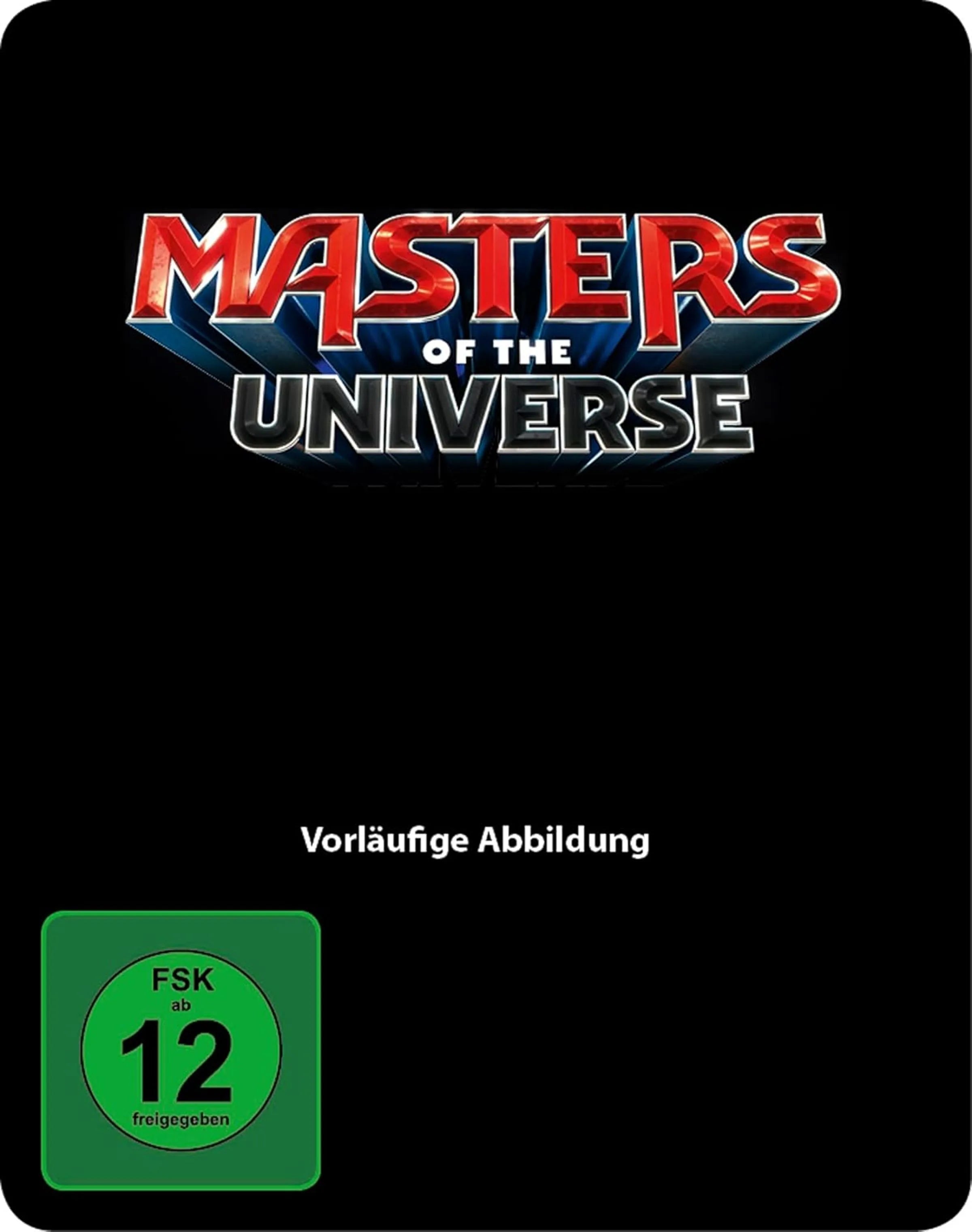 4K UHD Blu-ray-Cover: Masters of the Universe. Regie: Travis Knight. Vorläufiges Cover - Platzhalterbild