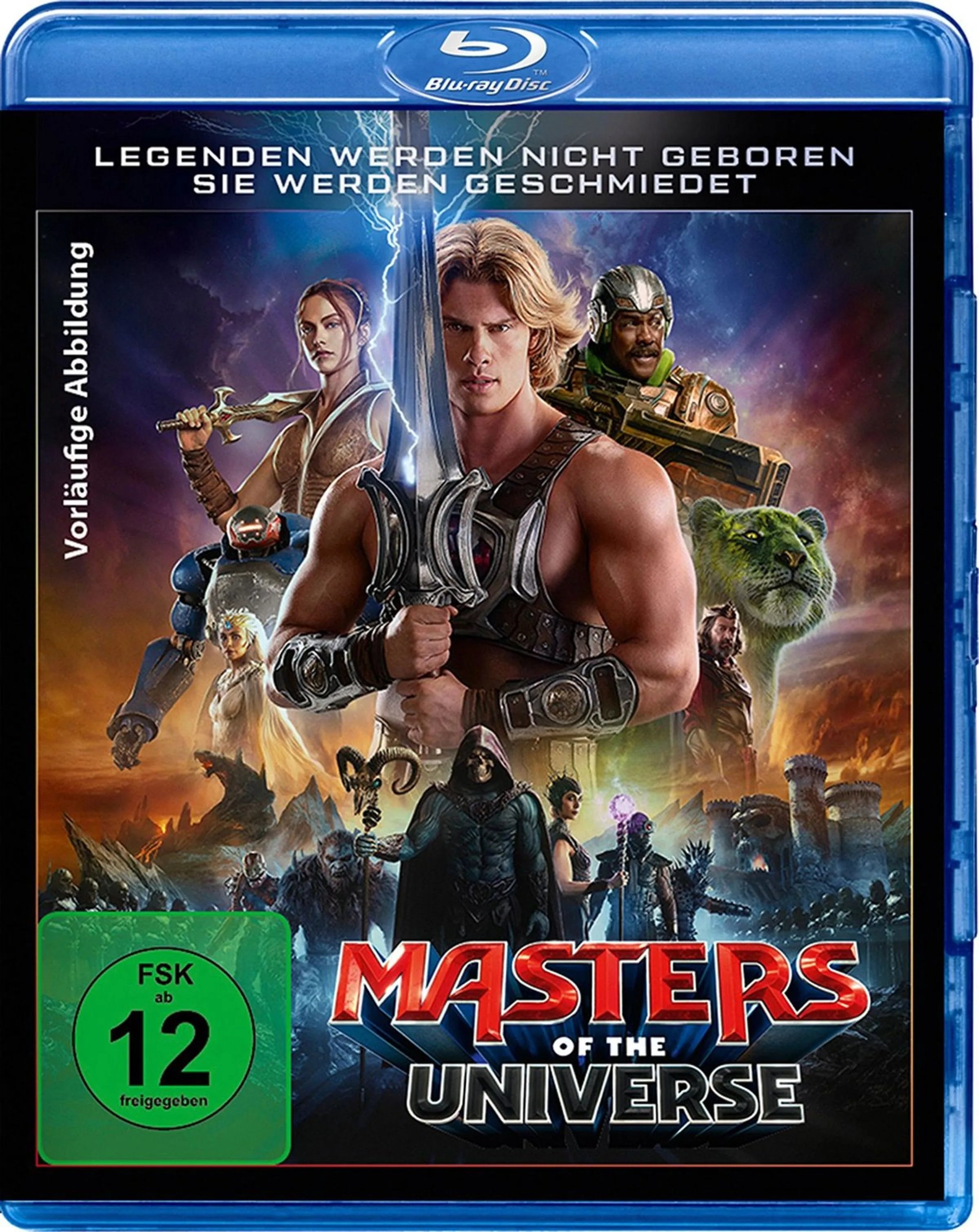 Blu-ray-Cover: Masters of the Universe. Regie: Travis Knight. Vorläufiges Cover - Platzhalterbild