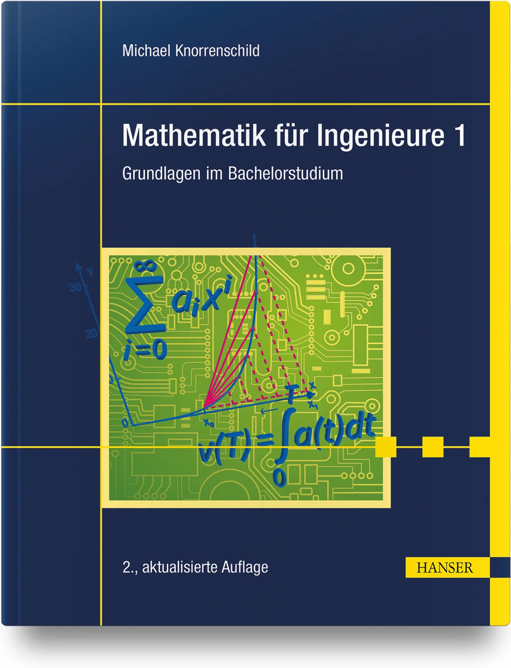 Buchcover von 'Mathematik für Ingenieure 1' - Taschenbuch von Michael Knorrenschild