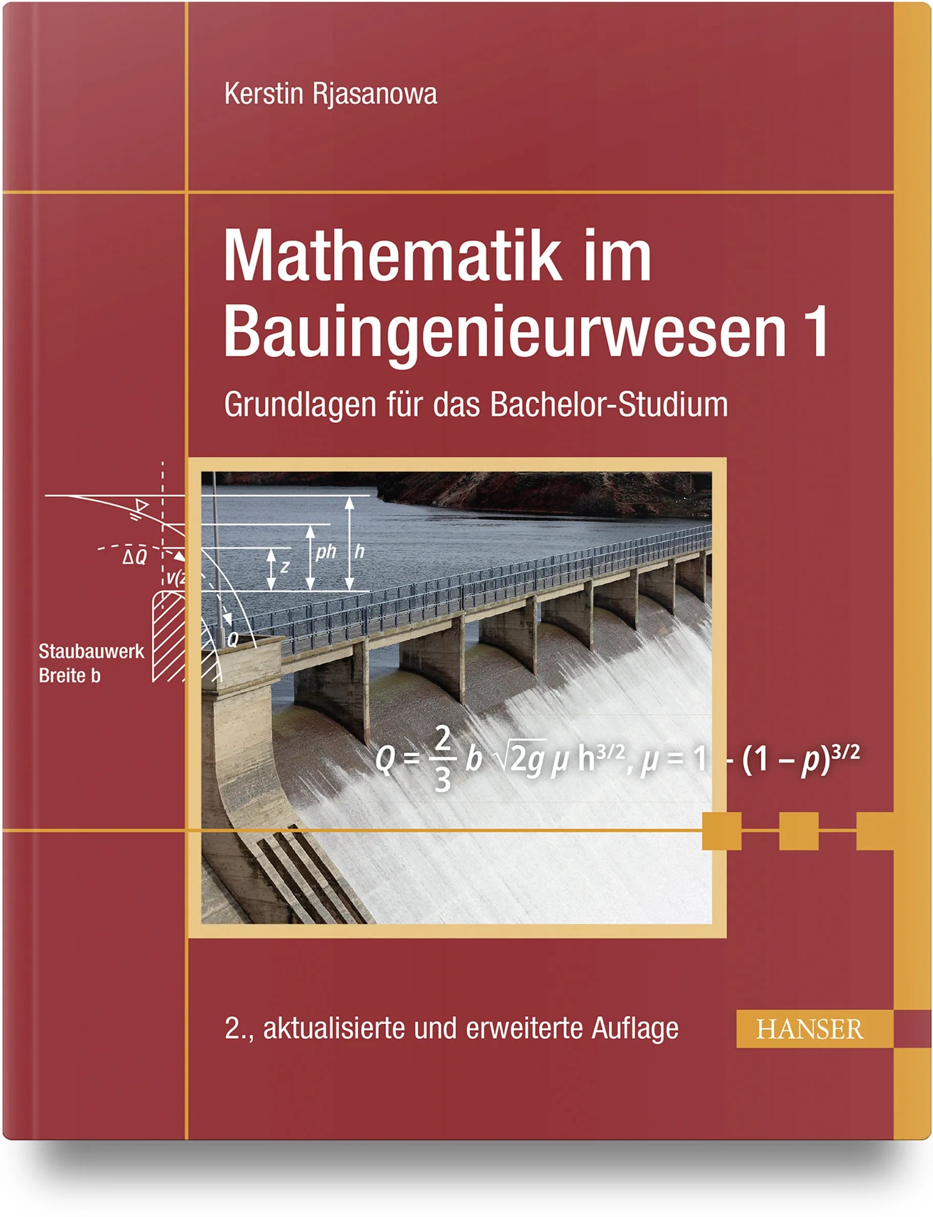 Buchcover von 'Mathematik im Bauingenieurwesen 1' - Gebundene Ausgabe von Kerstin Rjasanowa